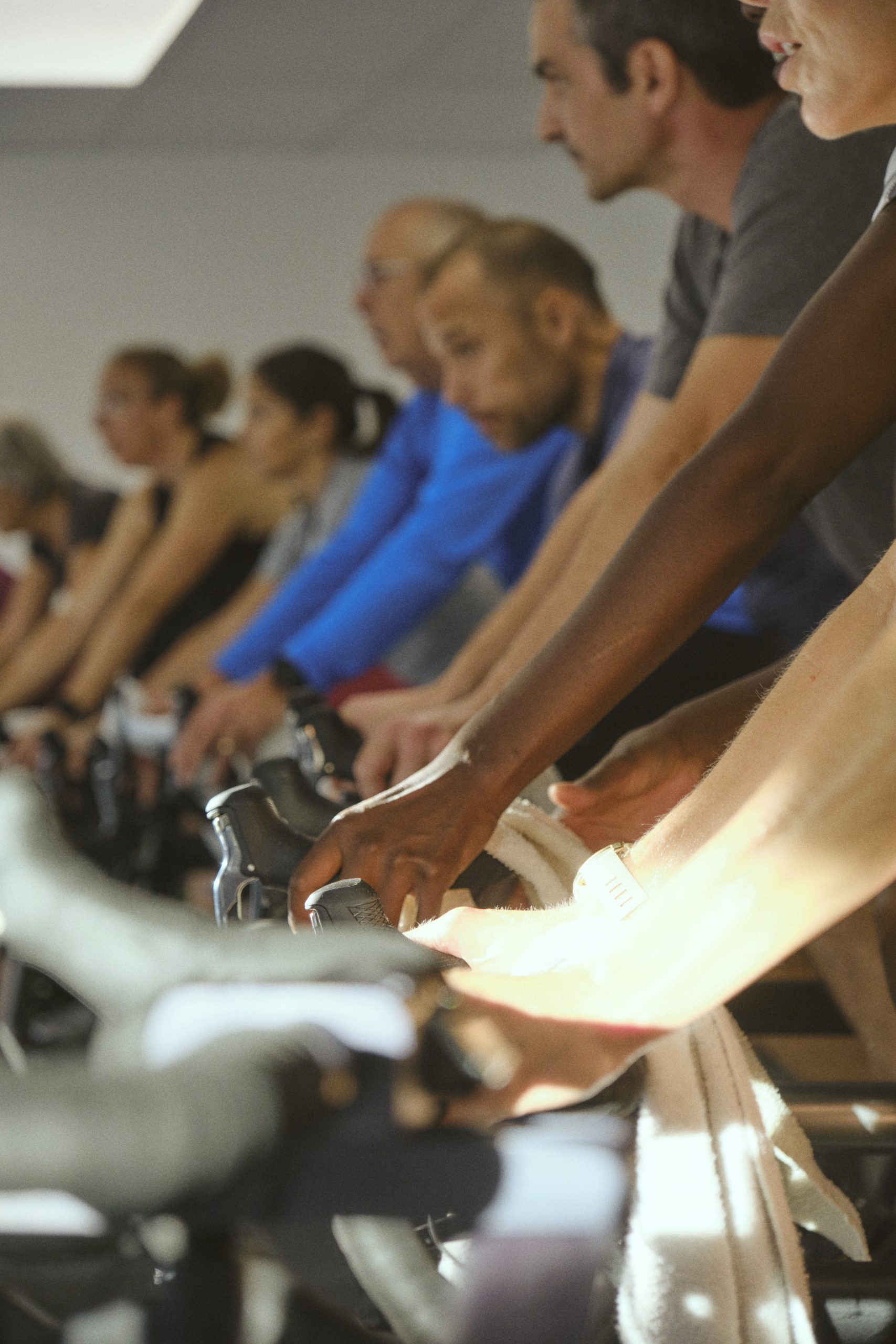 Entrainement cycliste intérieur